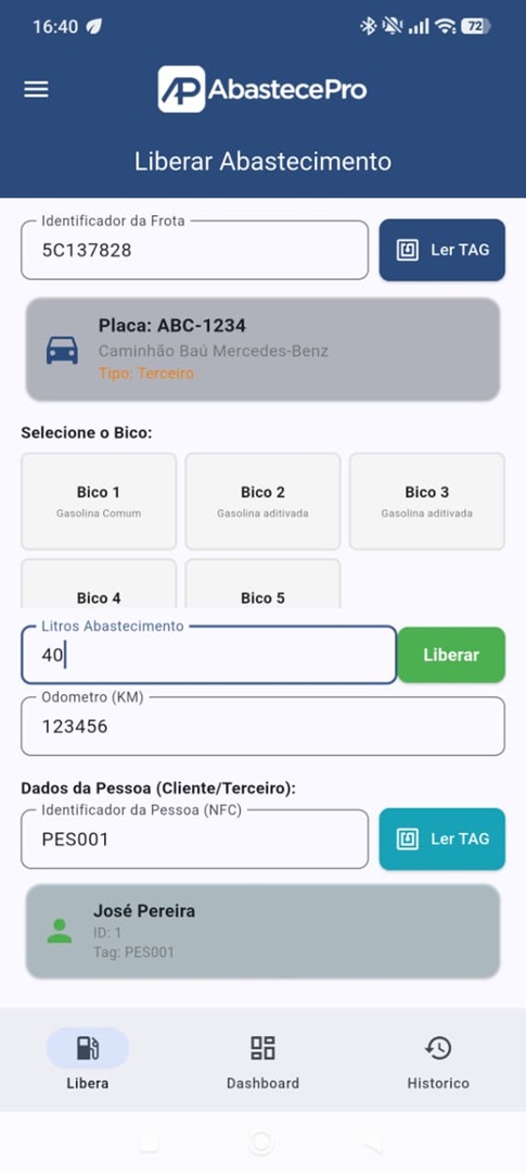 Liberação NFC